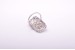 Art dco-Ring mit Platin, 585er Gold und Altschliff-Diamanten